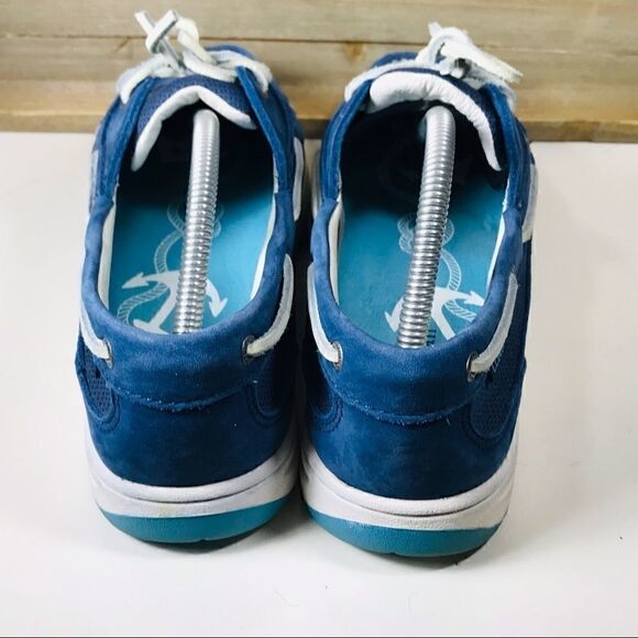 L. L. Bean Blue Lakeside Boat Shoes - Picture 4 of 8